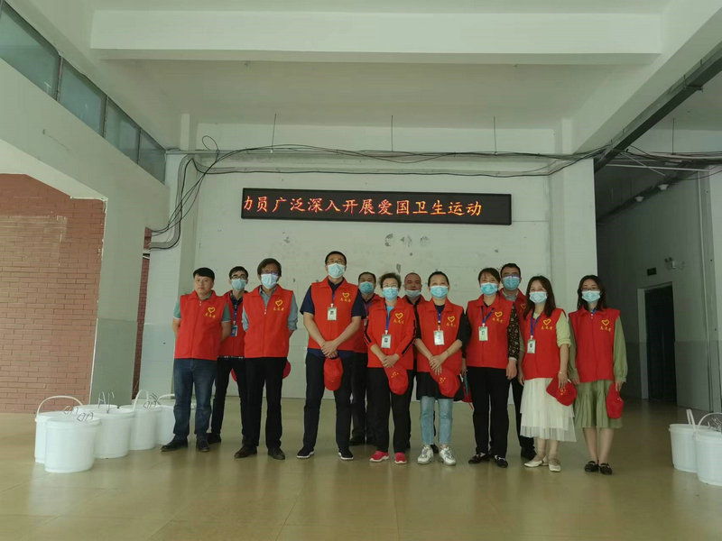 市衛(wèi)校開展愛國衛(wèi)生月“大清掃、